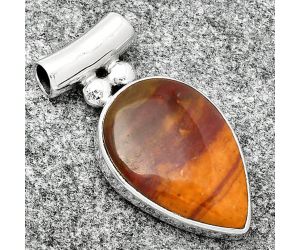 Natural Red Mookaite Pendant SDP126541 P-1259, 15x21 mm