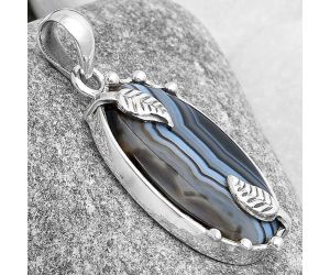 Natural Banded Onyx Pendant SDP127036 P-1226, 15x26 mm