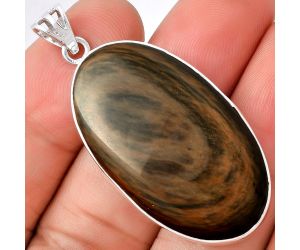 Natural Hypersthene - Canada Pendant SDP128496 P-1001, 21x36 mm