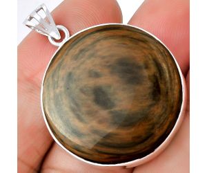 Natural Hypersthene - Canada Pendant SDP128559 P-1001, 28x28 mm