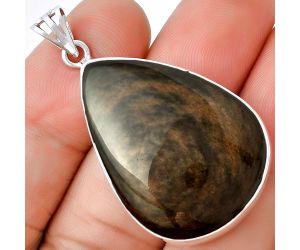 Natural Hypersthene - Canada Pendant SDP128595 P-1001, 24x32 mm