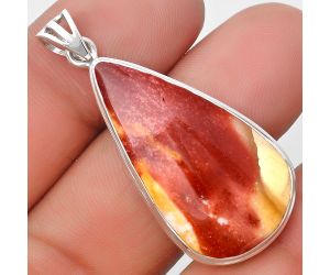 Natural Red Mookaite Pendant SDP129704 P-1050, 19x34 mm