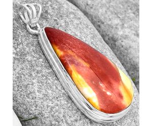 Natural Red Mookaite Pendant SDP129704 P-1050, 19x34 mm
