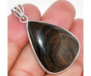 Natural Hypersthene - Canada Pendant SDP129887 P-1001, 23x31 mm