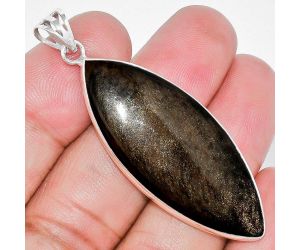 Natural Hypersthene - Canada Pendant SDP129988 P-1001, 18x43 mm