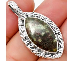 Natural Russian Eudialyte Pendant SDP131379 P-1375, 12x23 mm