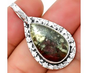 Natural Russian Eudialyte Pendant SDP131382 P-1375, 13x21 mm