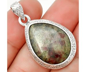 Natural Russian Eudialyte Pendant SDP131683 P-1538, 17x23 mm
