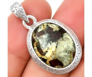 Natural Russian Eudialyte Pendant SDP131707 P-1538, 14x20 mm