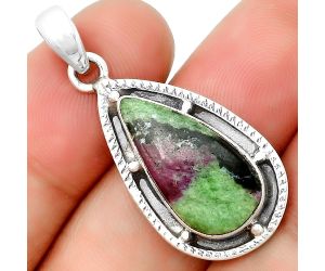 Natural Ruby Zoisite - Africa Pendant SDP132665 P-1495, 11x20 mm