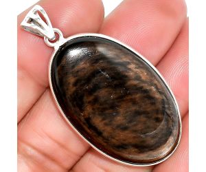 Natural Hypersthene - Canada Pendant SDP135019 P-1001, 22x37 mm