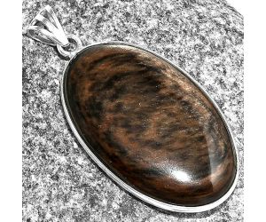 Natural Hypersthene - Canada Pendant SDP135019 P-1001, 22x37 mm