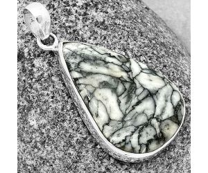 Pinolith Stone Pendant SDP136921 P-1001, 19x28 mm