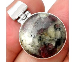 Russian Eudialyte Pendant SDP137143, 18x18 mm
