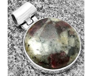 Russian Eudialyte Pendant SDP137143, 18x18 mm