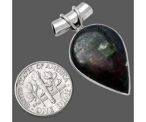 Russian Eudialyte Pendant SDP142831 P-1304, 16x23 mm