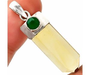 Point - Citrine and Green Onyx Pendant SDP149057 P-1107, 9x25 mm
