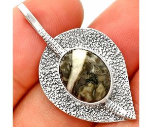 Mexican Cabbing Fossil Pendant SDP149538 P-1218, 10x14 mm