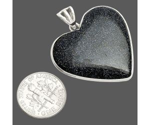 Heart - Sunstone In Iolite Pendant SDP149887 P-1043, 29x30 mm