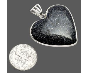 Heart - Sunstone In Iolite Pendant SDP149915 P-1043, 29x30 mm