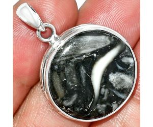 Mexican Cabbing Fossil Pendant SDP151568 P-1124, 21x21 mm