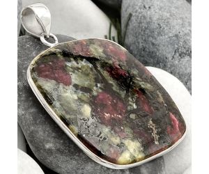 Natural Russian Eudialyte Pendant SDP62238 P-1001, 35x37 mm