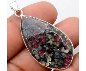 Natural Russian Eudialyte Pendant SDP62325 P-1001, 21x37 mm