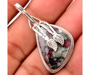 Natural Russian Eudialyte Pendant SDP69138 P-1644, 17x25 mm