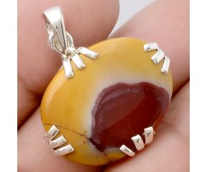 Natural Red Mookaite Pendant SDP72017 P-1564, 20x25 mm