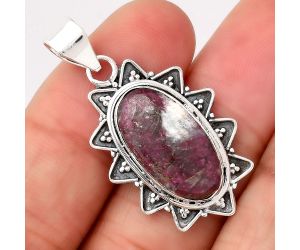 Natural Russian Eudialyte Pendant SDP74501 P-1611, 10x19 mm