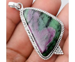 Natural Ruby Zoisite - Africa Pendant SDP78934 P-1068, 20x34 mm