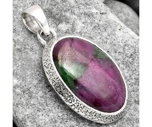 Natural Ruby Zoisite - Africa Pendant SDP81492 P-1538, 14x22 mm