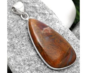 Natural Red Moss Agate Pendant SDP82837 P-1001, 18x32 mm