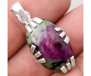 Natural Ruby Zoisite - Africa Pendant SDP87014 P-1564, 15x22 mm