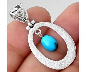 Natural Egyptian Turquoise Pendant SDP88159 P-1718, 6x9 mm