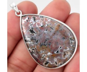 Natural Blood Stone - India Pendant SDP90299 P-1001, 27x38 mm