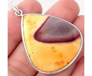 Natural Red Mookaite Pendant SDP90348 P-1001, 30x36 mm