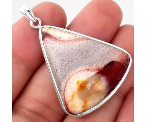 Natural Red Mookaite Pendant SDP90469 P-1001, 29x33 mm