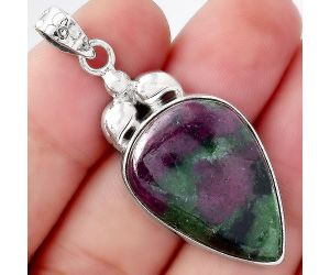 Natural Ruby Zoisite - Africa Pendant SDP96281 P-1694, 18x26 mm