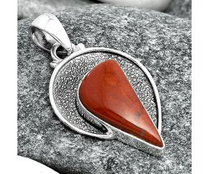 Natural Red Moss Agate Pendant SDP97322 P-1401, 10x20 mm