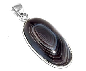 Natural Banded Onyx Pendant SDP97946 P-1001, 15x30 mm
