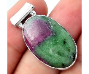 Natural Ruby Zoisite - Africa Pendant SDP99240 P-1259, 16x25 mm