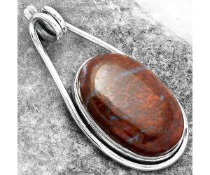 Natural Red Moss Agate Pendant SDP99285 P-1590, 14x21 mm