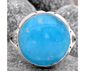 Natural Smithsonite Ring size-8.5 SDR102415 R-1418, 16x16 mm
