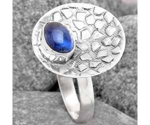 Natural Blue Kyanite - Brazil Ring size-8 SDR103763 R-1531, 6x8 mm