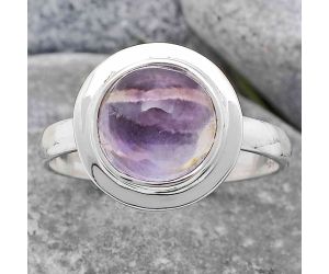Natural Amethyst Cab - Brazil Ring size-8 SDR107745 R-1183, 10x10 mm