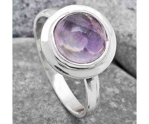 Natural Amethyst Cab - Brazil Ring size-8.5 SDR107747 R-1183, 10x10 mm