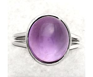 Natural Amethyst Cab - Brazil Ring size-8 SDR110296 R-1008, 13x15 mm