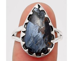 Natural Pietersite - Namibia Ring size-7.5 SDR111295 R-1210, 12x19 mm