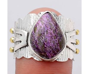 Natural Purpurite - South Africa Ring size-8.5 SDR112784 R-1583, 11x15 mm